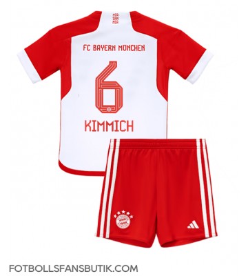 Bayern Munich Joshua Kimmich #6 Replika Hemmatröja Barn 2023-24 Kortärmad (+ Korta byxor)